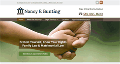 Desktop Screenshot of nancyebunting.com